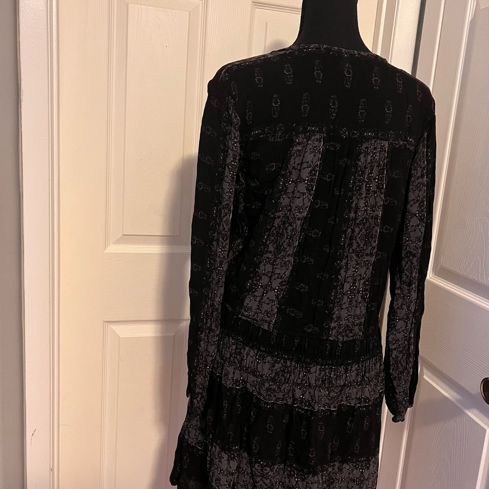 Sonoma black and grey long sleeve dress used once